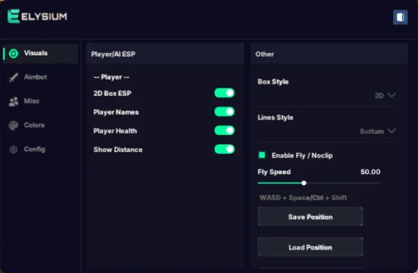 meccha chameleon esp menu